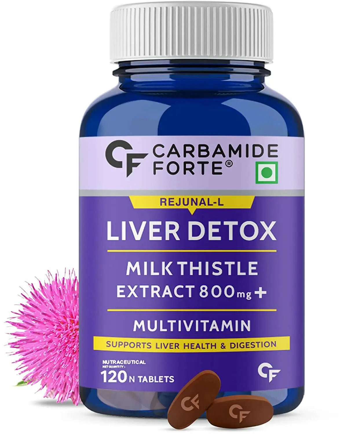 Carbamide Forte Liver Detox Tablets with Milk Thistle Extract - Mytrendzcart