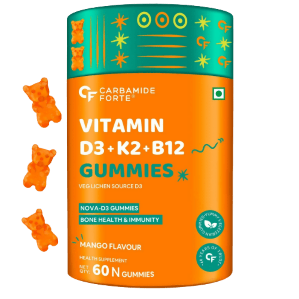 Carbamide Forte Vitamin D3 K2 B12 - Gummies - Mytrendzcart