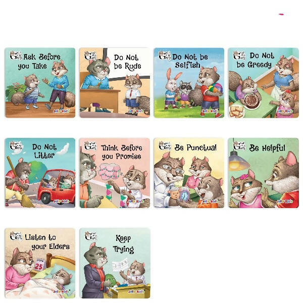 Jolly Kids Good Going Gary Character Building English Short Story Books (Set of 10) | Motivational Story Books for Kids - Mytrendzcart