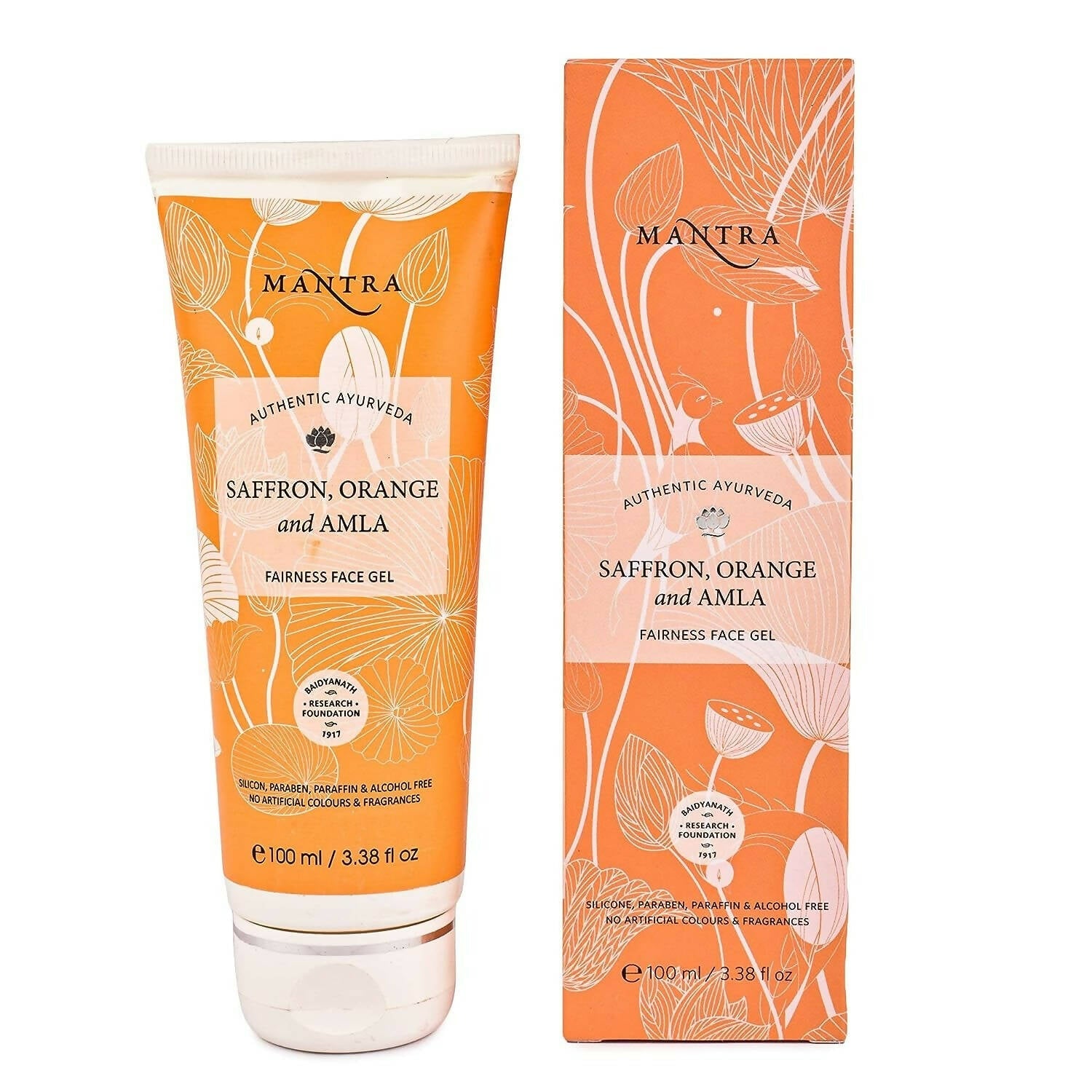 Mantra Herbal Saffron, Orange and Amla Glowing Face Gel - Mytrendzcart