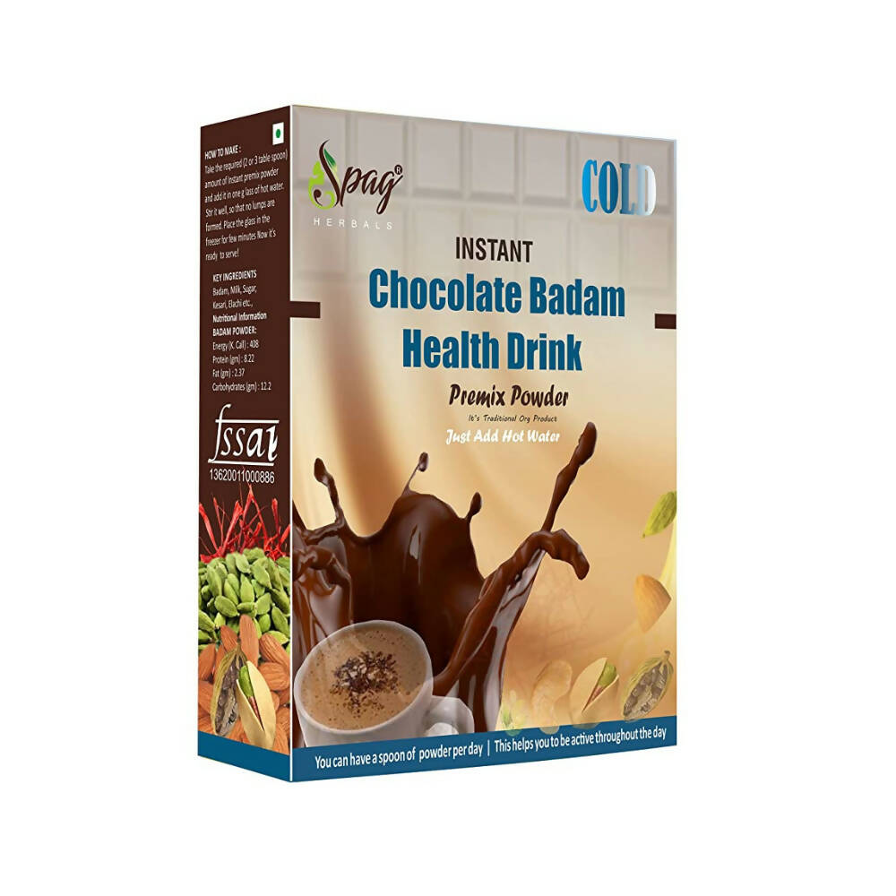 Spag Herbals Cold Instant Chocolate Badam Health Drink - Mytrendzcart