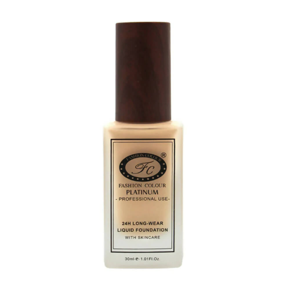 Fashion Colour 24HR Long Wear Liquid Foundation-Amber (Dark Yellow) - Mytrendzcart