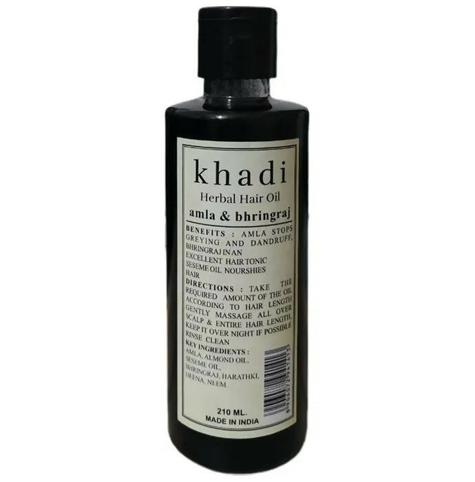 Khadi Natural Herbal Hair Oil Amla and Bhringraj - Mytrendzcart