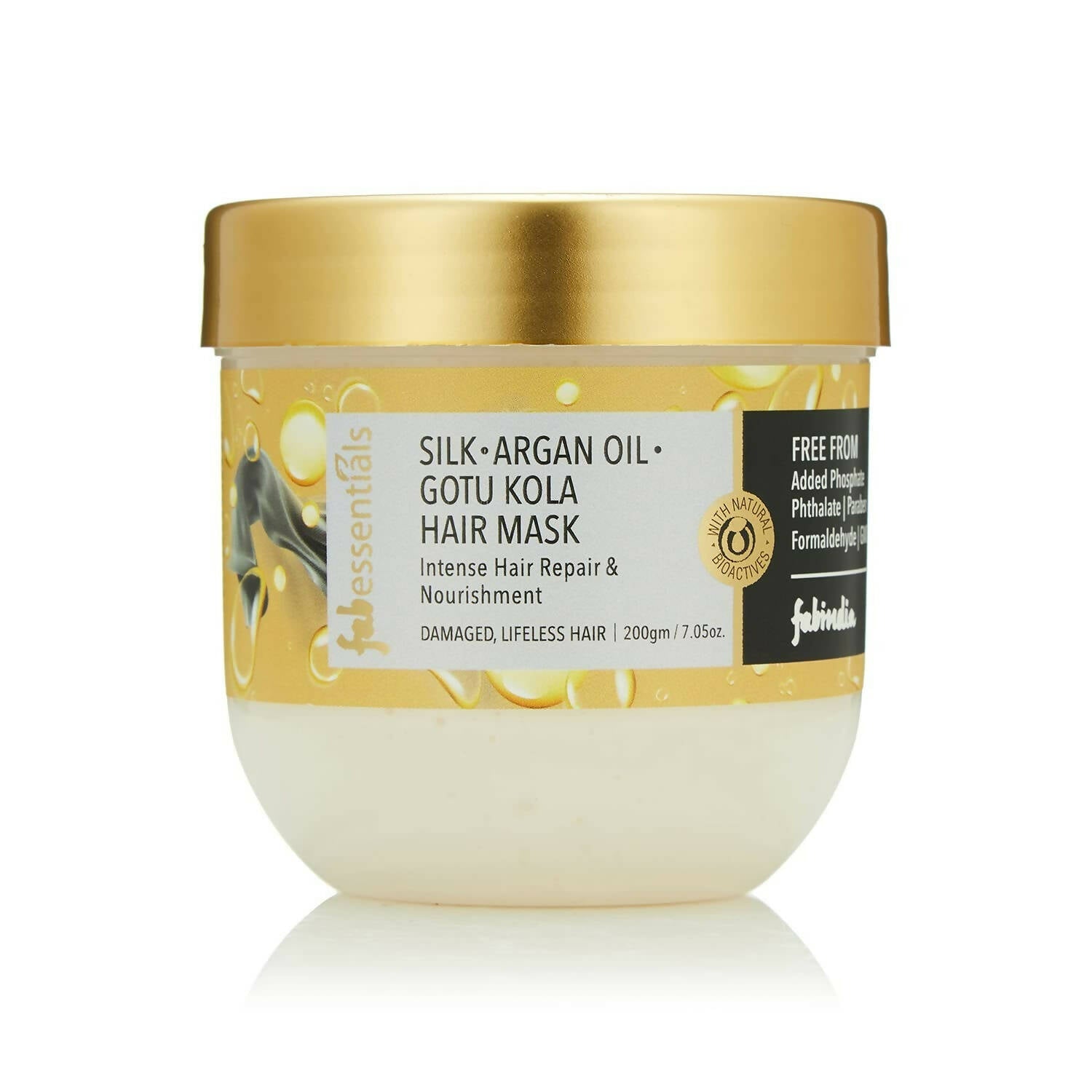 Fabessentials Silk Argan Oil Gotu Kola Hair Mask - Mytrendzcart