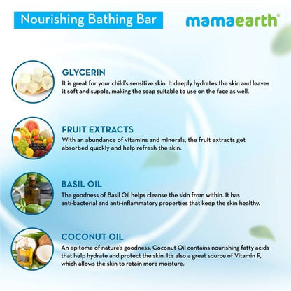 Mamaearth Nourishing Bathing Bar Soap For Kids ? ( Pack of 5) Mytrendzcart