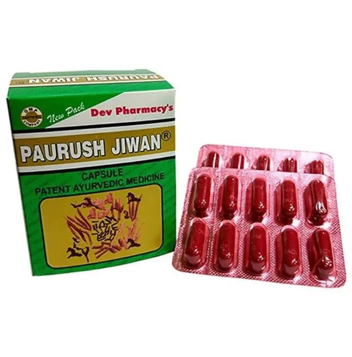 Dev Pharmacy Paurush Jiwan Capsules - Mytrendzcart