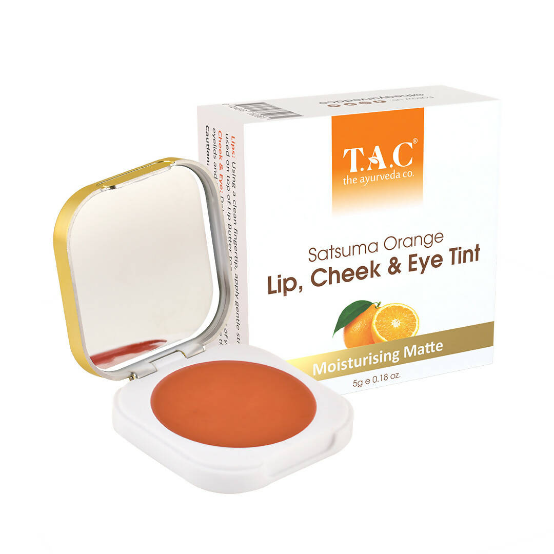 TAC - The Ayurveda Co. Satsuma Orange Lip, Cheek & Eye Tint - Mytrendzcart