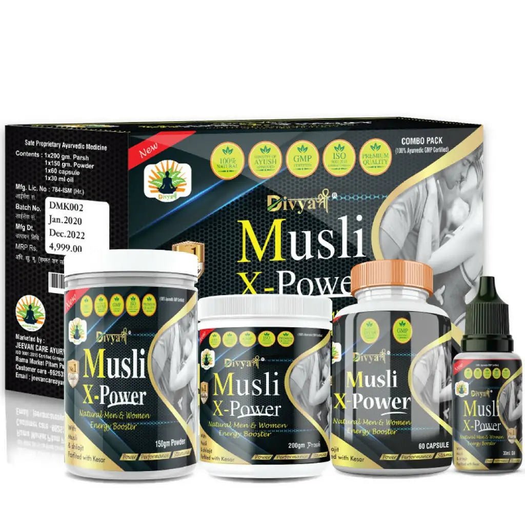 Divya Shree Musli X - Powder Kit - Mytrendzcart