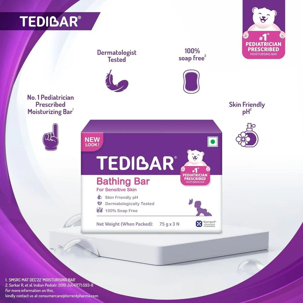 Curatio Tedibar Baby Soap -75 gm Mytrendzcart