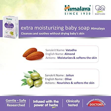 Himalaya Extra Moisturizing Baby Soap Mytrendzcart