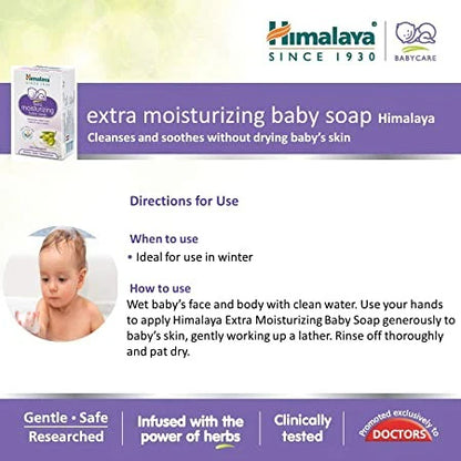 Himalaya Extra Moisturizing Baby Soap Mytrendzcart