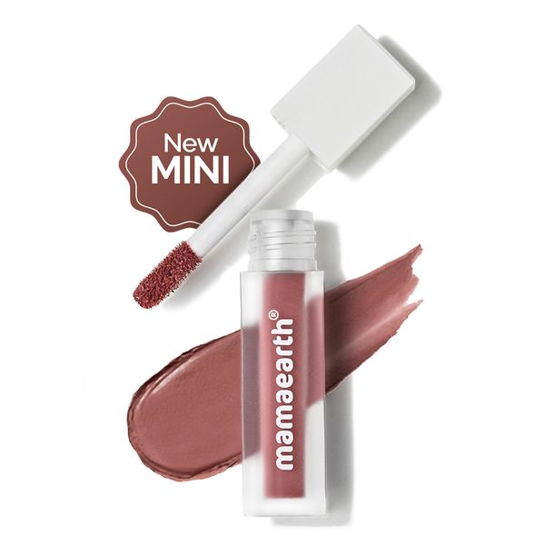 Mamaearth Feather Light Liquid Matte Lipstick - Nude Punch - Mytrendzcart