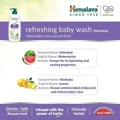 Himalaya Herbals - Refreshing Baby Wash -100 ml Mytrendzcart