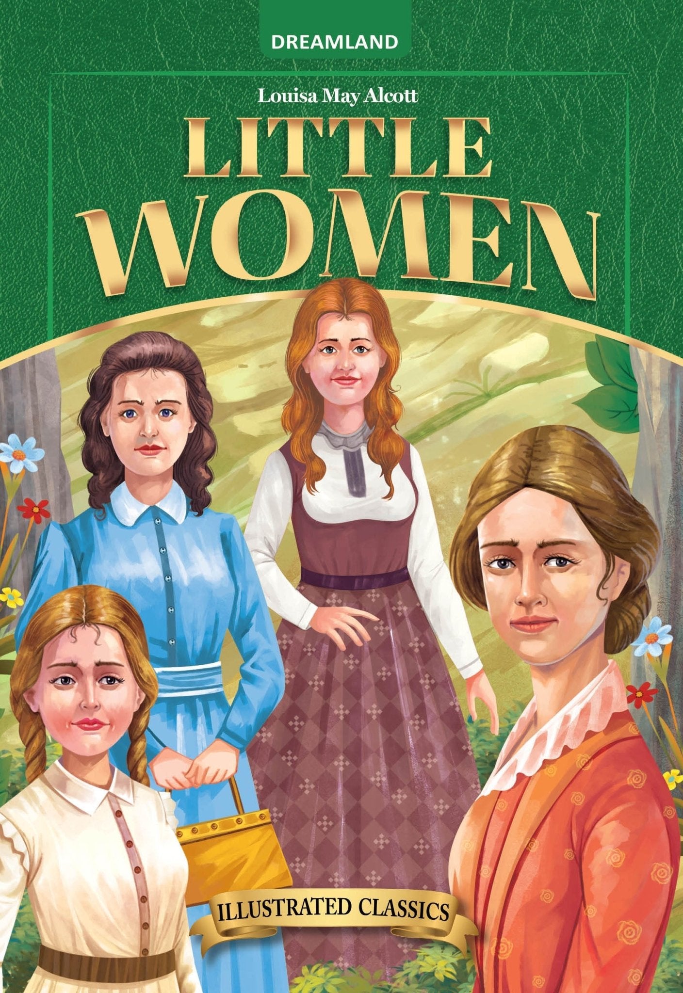 Dreamland Publications Little Woman - Illustrated Abridged Classics for Children with Practice Questions : Children Classic Fiction Book - Mytrendzcart