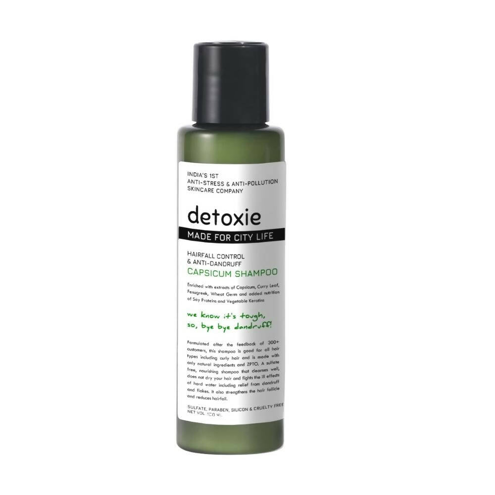 Detoxie Hairfall Control & Anti-Dandruff Capsicum Shampoo - Mytrendzcart