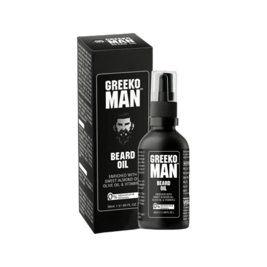 Vasu Healthcare Greeko Man Beard Oil - Mytrendzcart