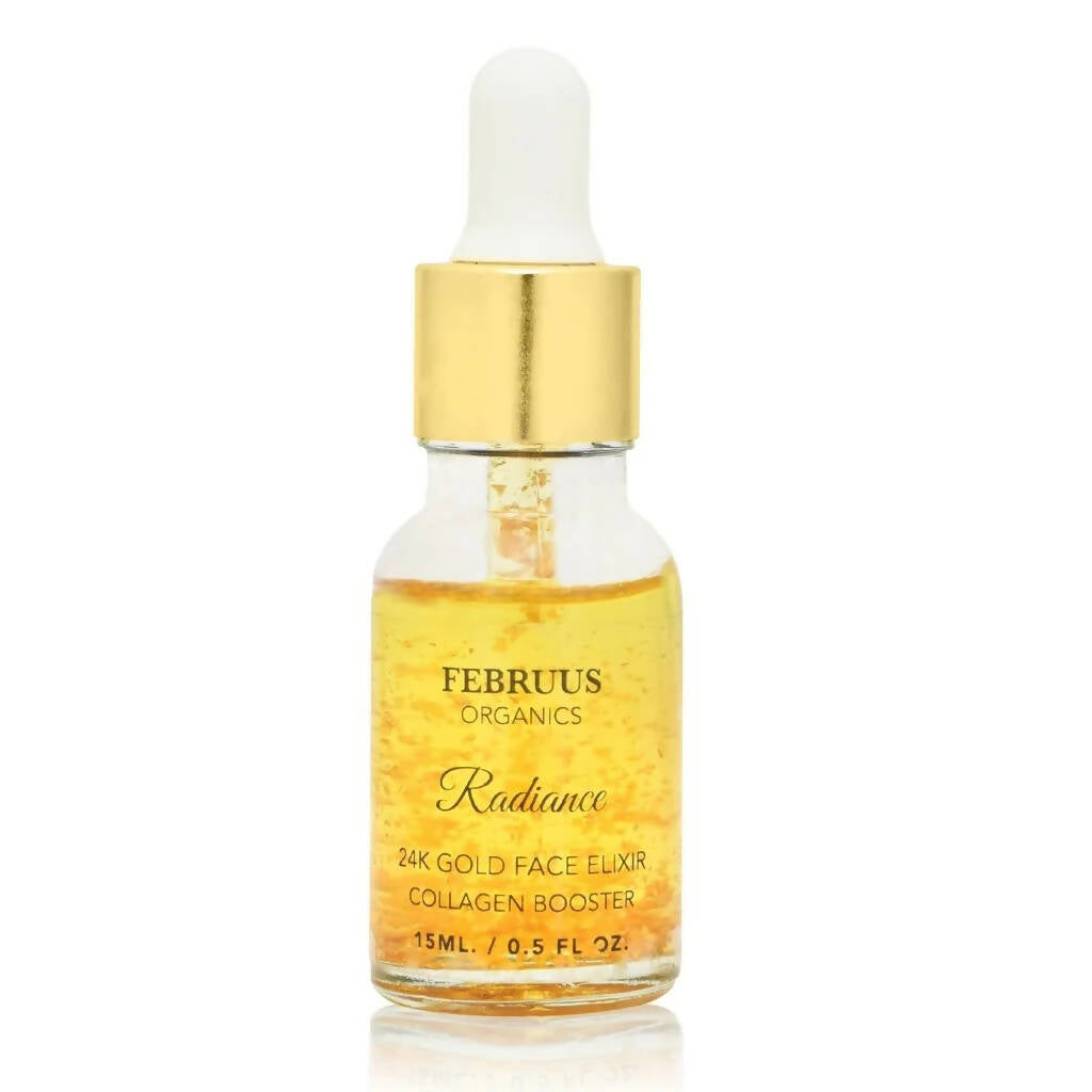 Februus Organics 24K Gold Face Elixir Collagen Booster - Mytrendzcart