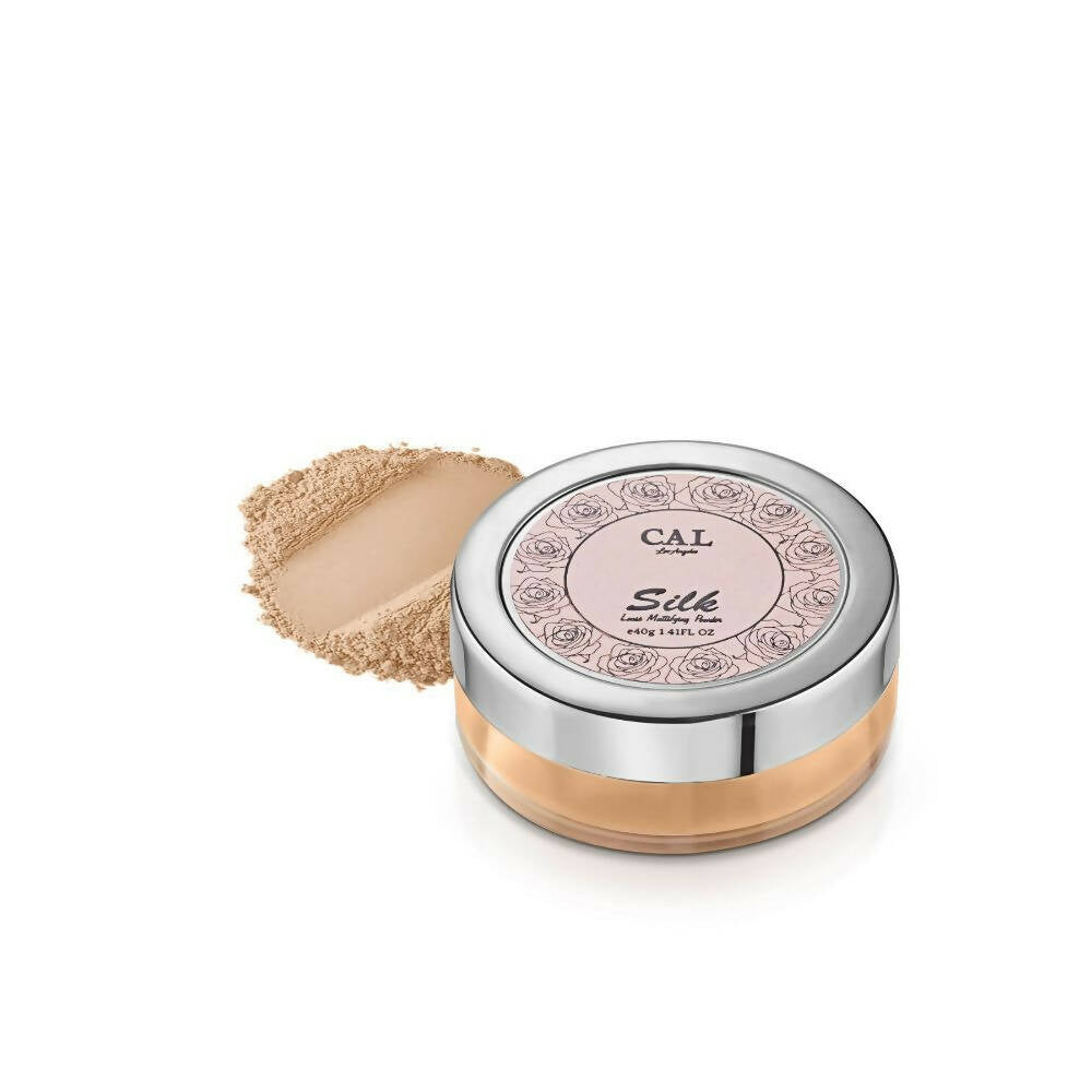 CAL Los Angeles Silk Loose Mattifying Powder For The High Definition Look - Olive - Mytrendzcart