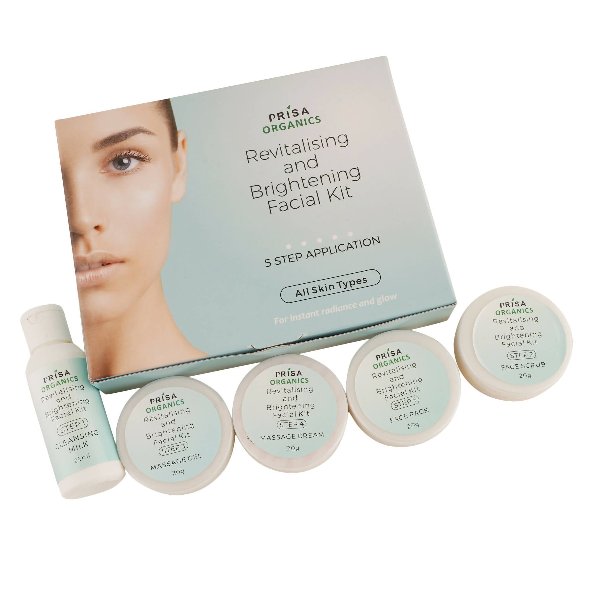 Prisa Organics Whitening Facial Kit - Mytrendzcart