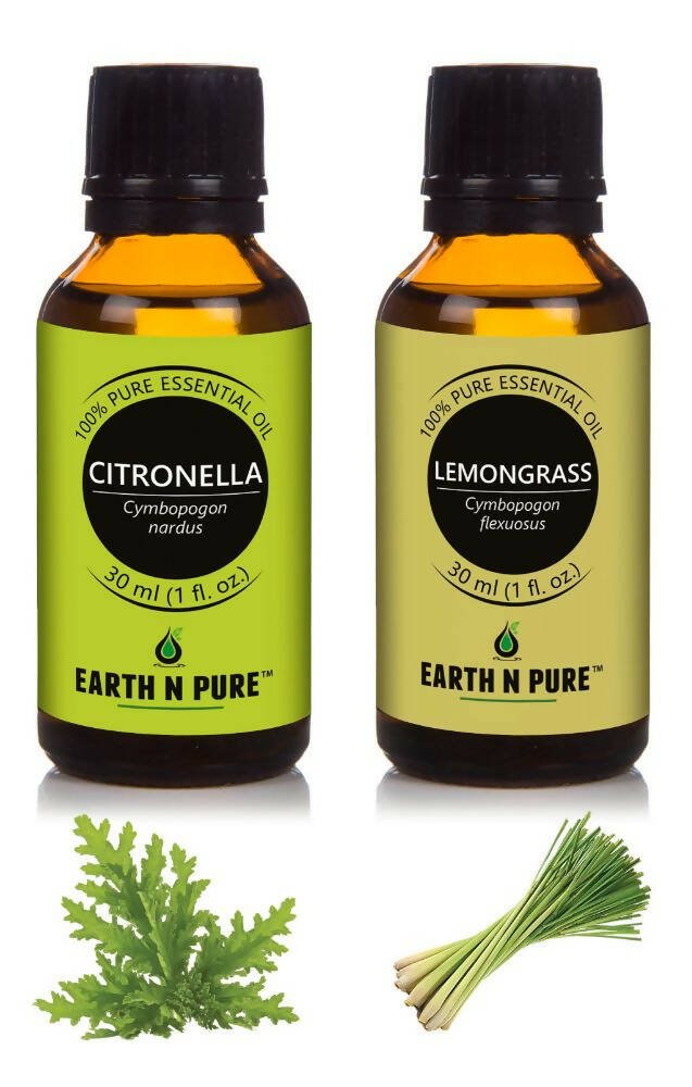 Earth N Pure Essential Oils (Lemongrass & Citronella) Combo - Mytrendzcart