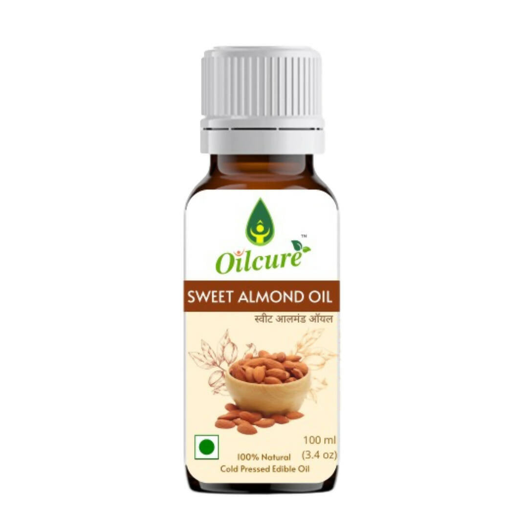 Oilcure Sweet Almond Oil Cold Pressed - Mytrendzcart