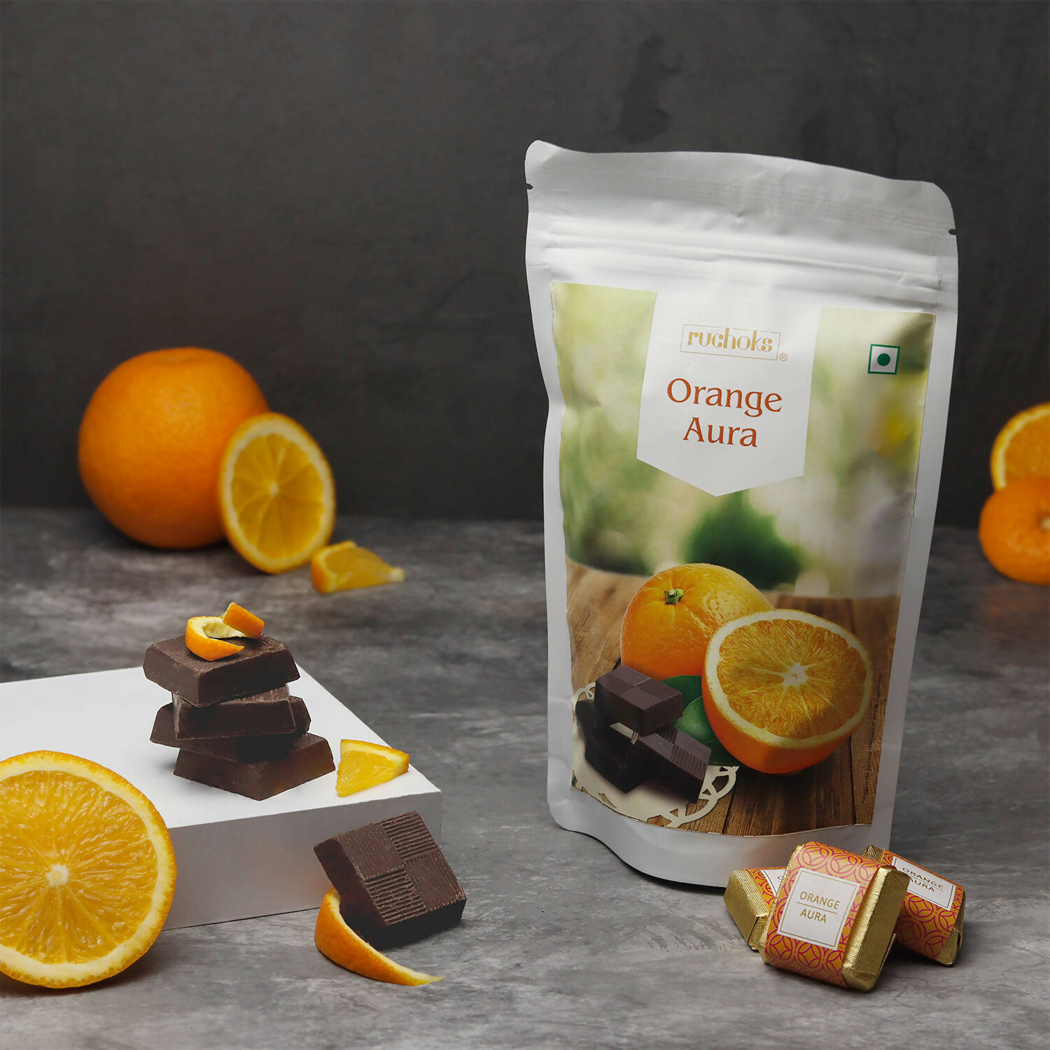 Dibha Ruchoks - Orange Aura Premium Chocolate - Mytrendzcart