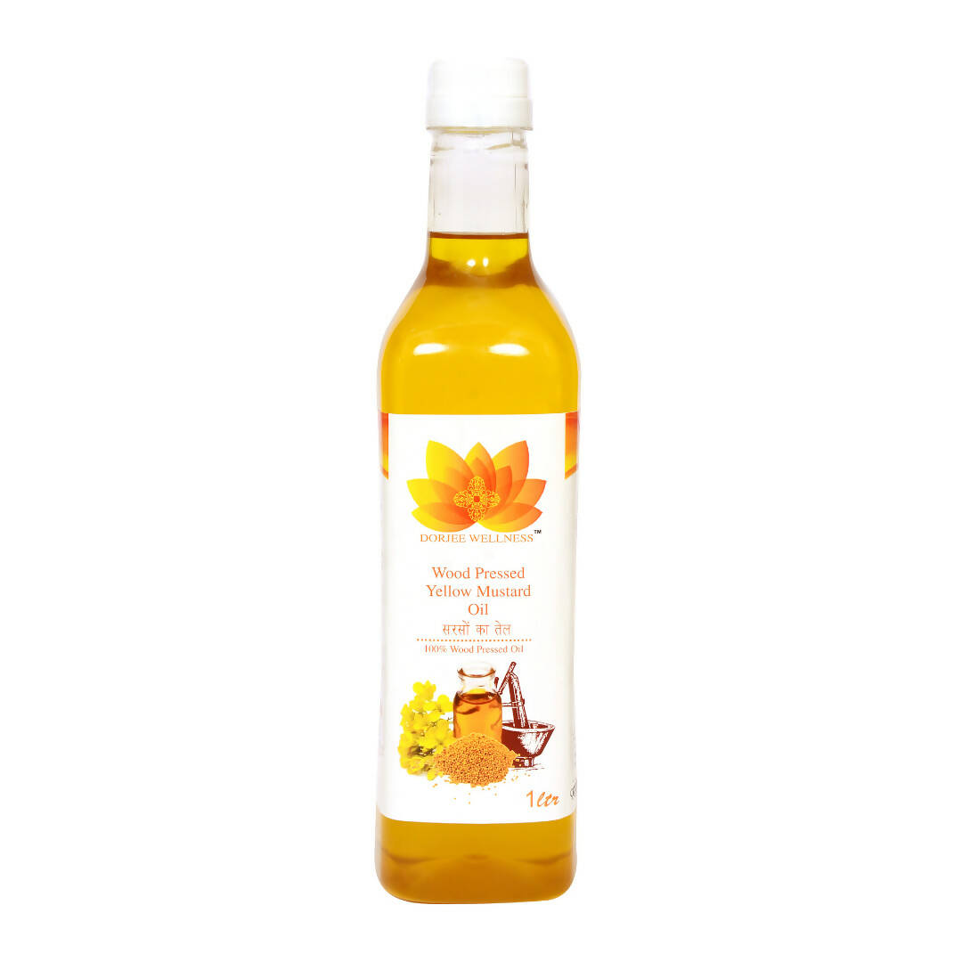 Dorjee Wellness Wood Pressed Yellow Mustard Oil - Mytrendzcart