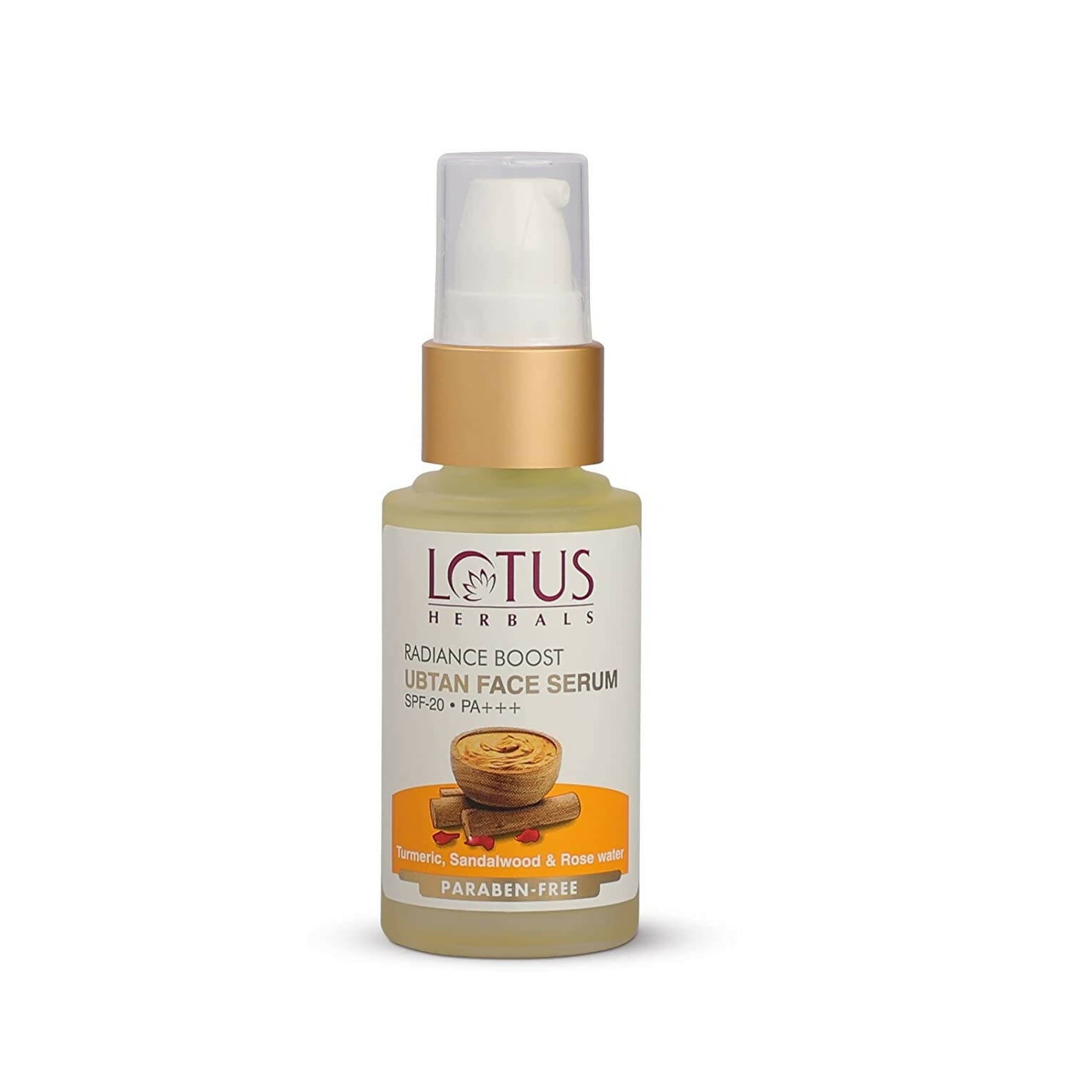 Lotus Herbals Radiance Boost Ubtan Face Serum - Mytrendzcart