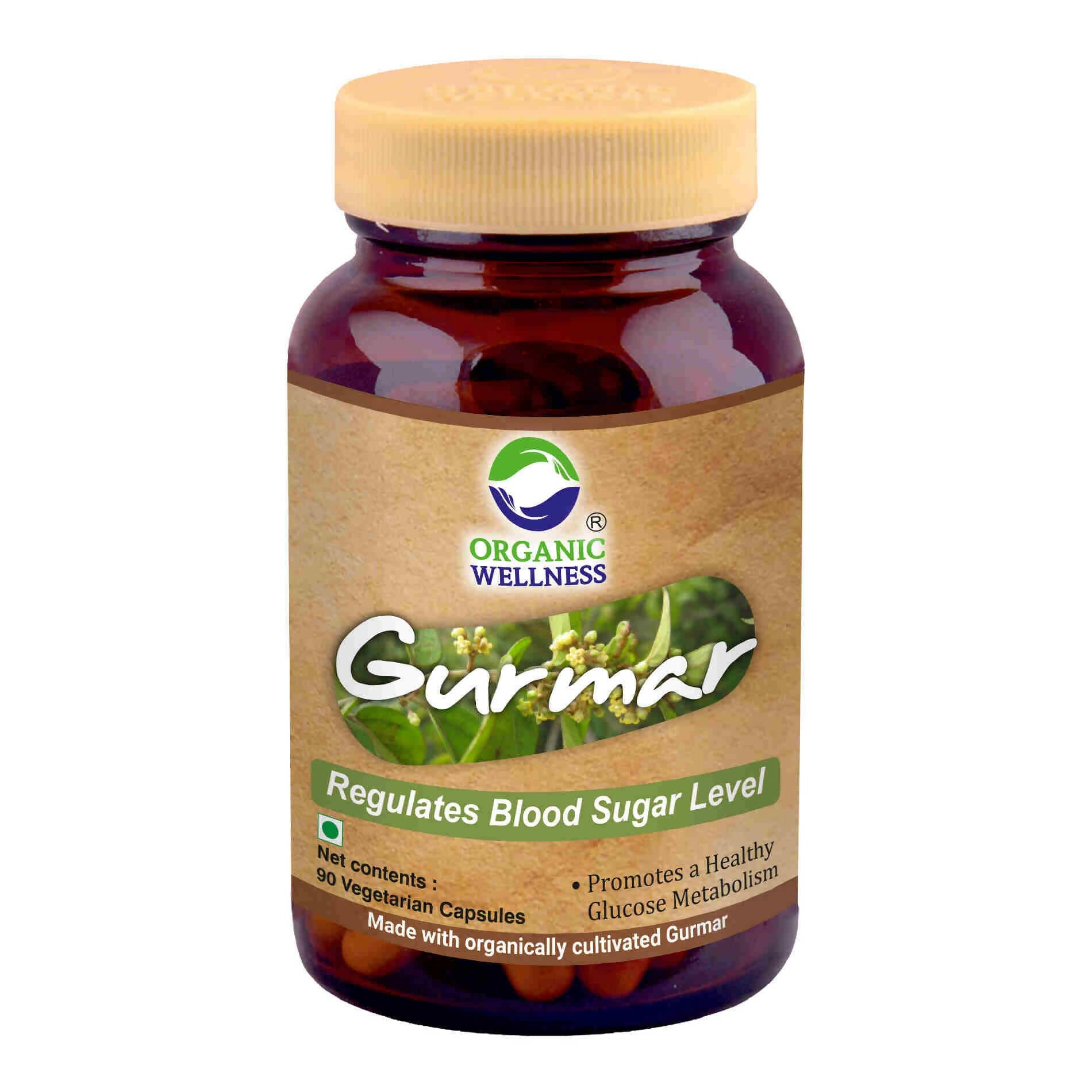 Organic Wellness Gurmar Vegetarian Capsules - Mytrendzcart