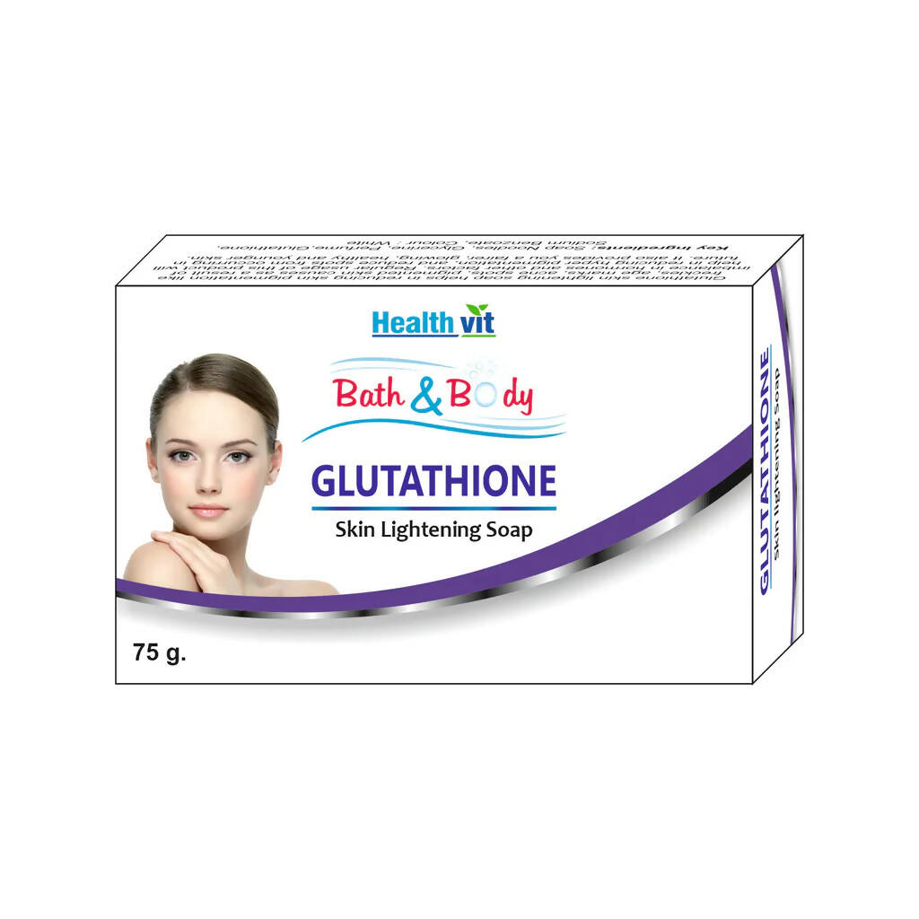 Healthvit Bath And Body Glutathione Skin Lightening Soap - Mytrendzcart