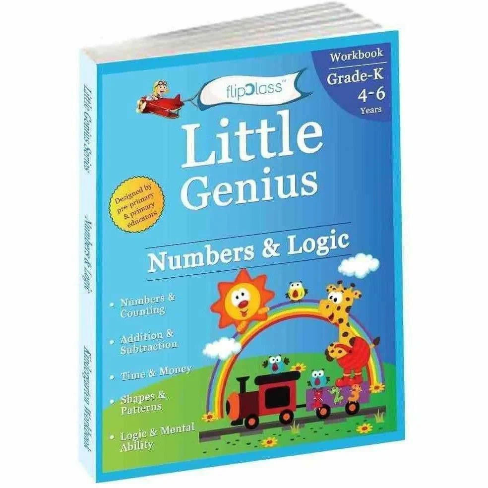 Numbers & Logic: KG Workbook (Little Genius Series) to Pre-Primary Child (4-6 yrs)(English) Mytrendzcart