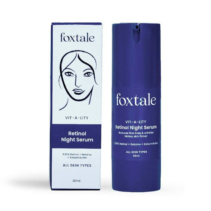 Foxtale Vit - A - Lity 0.15% Encapsulated Retinol Night Serum - Mytrendzcart