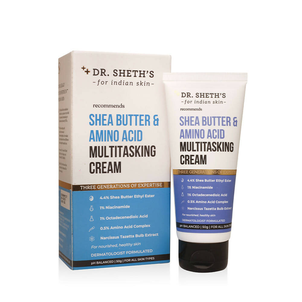 Dr. Sheth's Shea Butter Face Cream with 1% Niacinamide For Dryness, Damaged Skin, For All Skin Types - Mytrendzcart