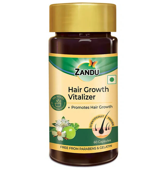 Zandu Hair Growth Vitalizer Capsules - Mytrendzcart