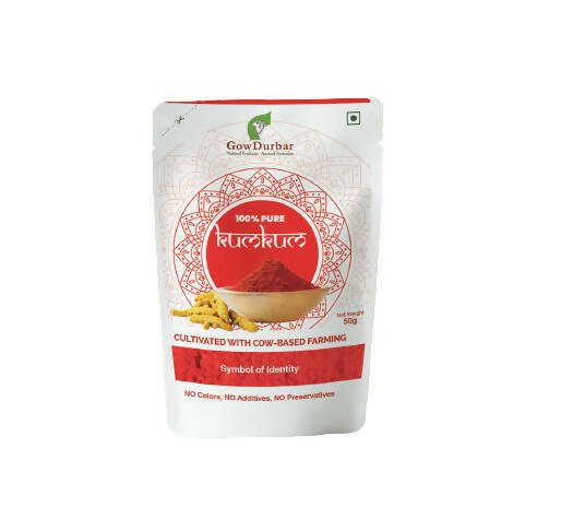 GowDurbar Kumkum - Red - Mytrendzcart