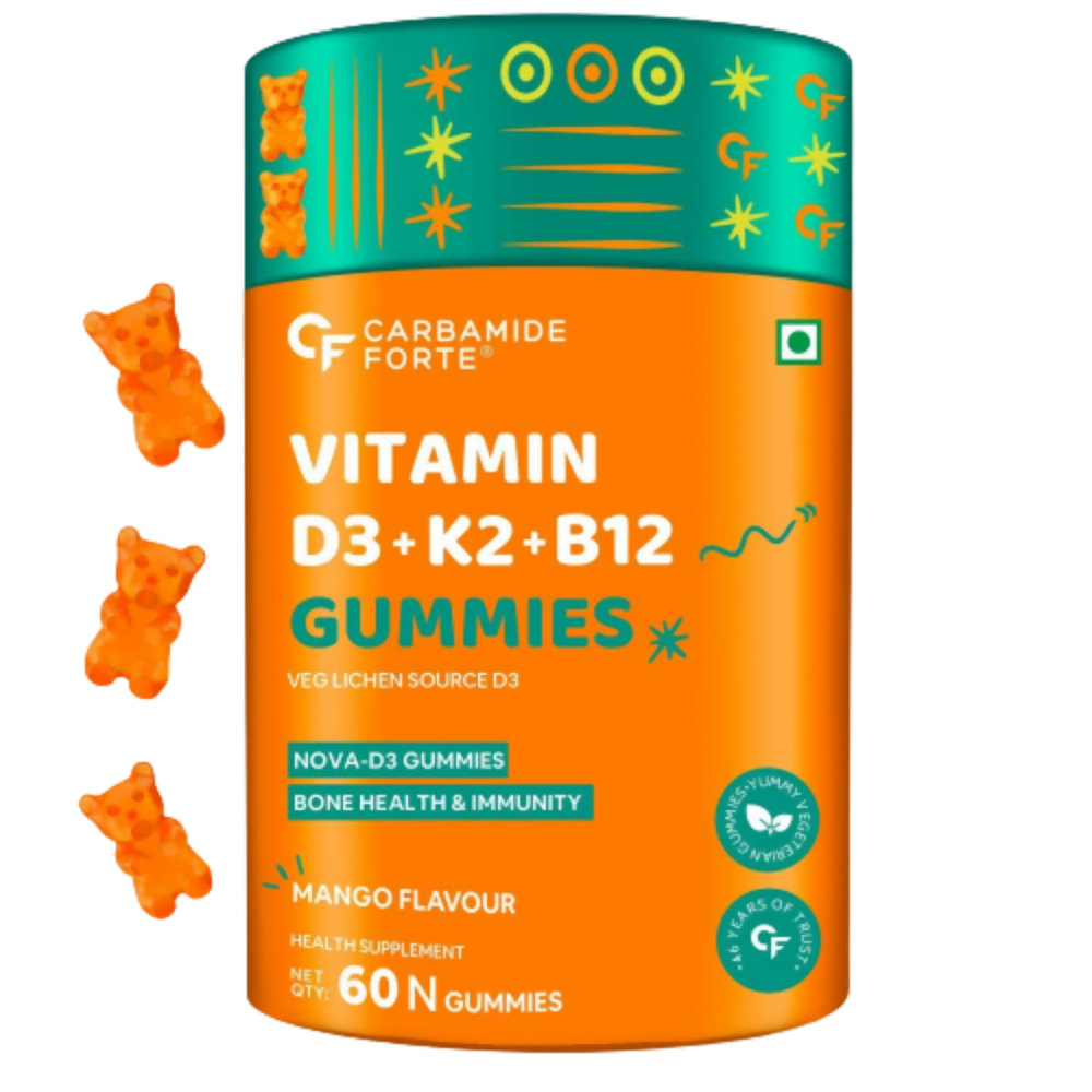 Carbamide Forte Vitamin D3 K2 B12 - Gummies - Mytrendzcart