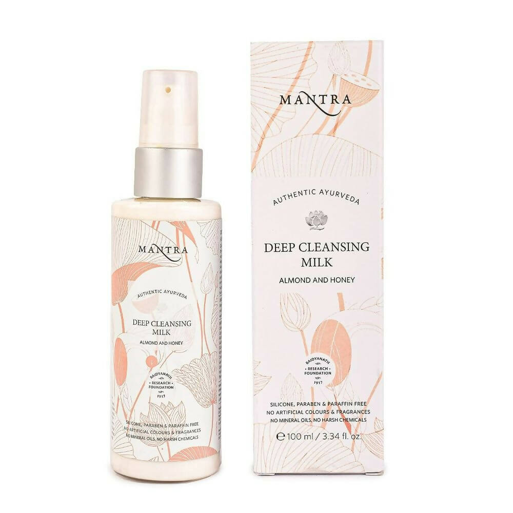 Mantra Herbal Deep Cleansing Milk Almond and Honey - Mytrendzcart