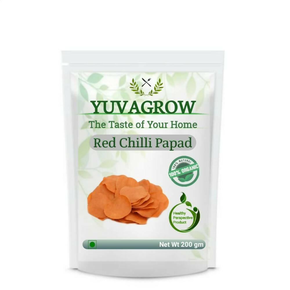 YuvagrowÊRed Chilli Papad - Mytrendzcart