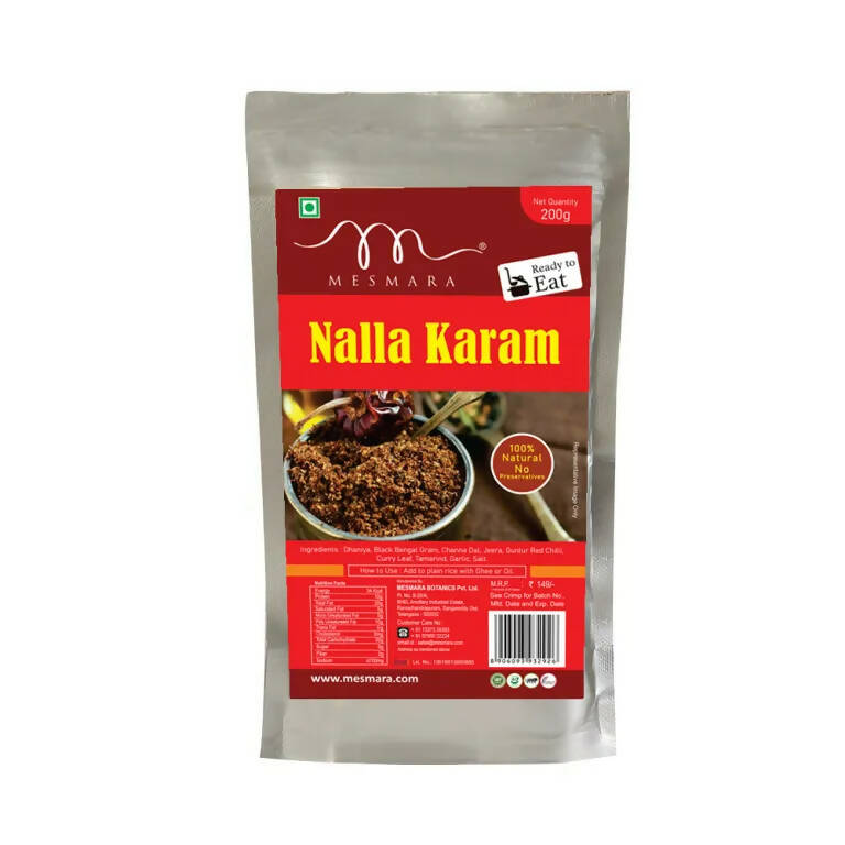 Mesmara Nalla Karam Powder - Mytrendzcart