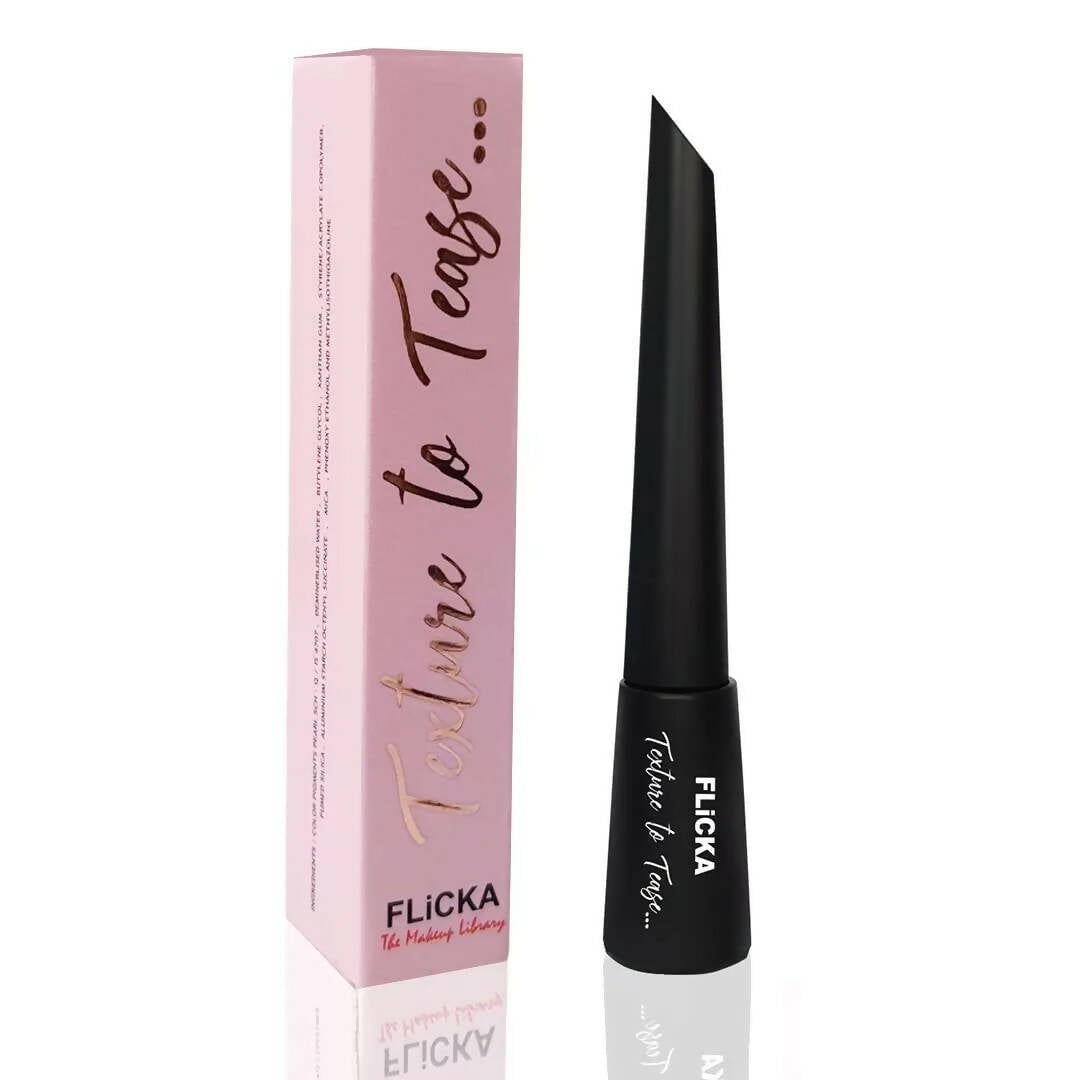 FLiCKA Texture to Tease Eye Pencil Liquid Eyeliner Black - Mytrendzcart