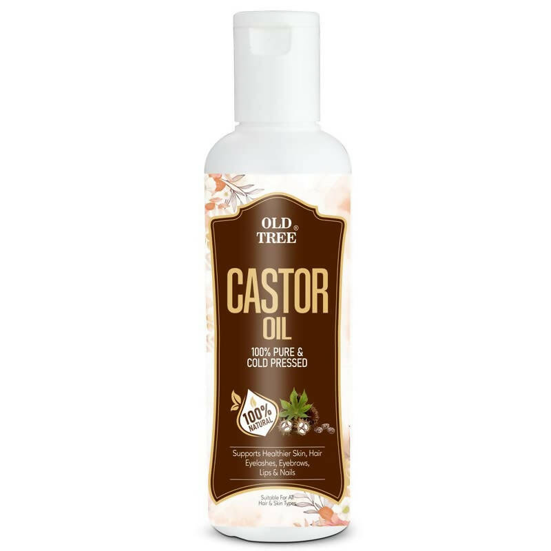 Old Tree Castor Hair Oil - Pure Cold Pressed - Mytrendzcart