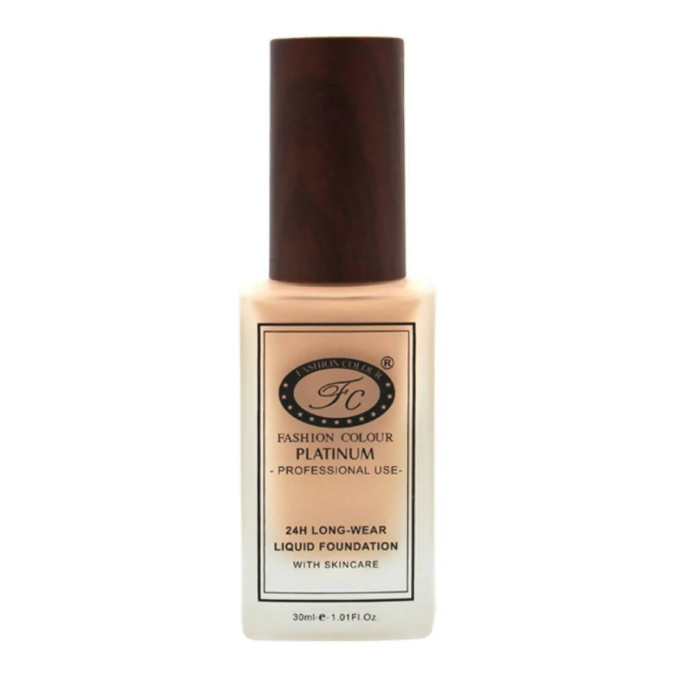 Fashion Colour 24HR Long Wear Liquid Foundation-Ivory (Fair Skin Tone) - Mytrendzcart