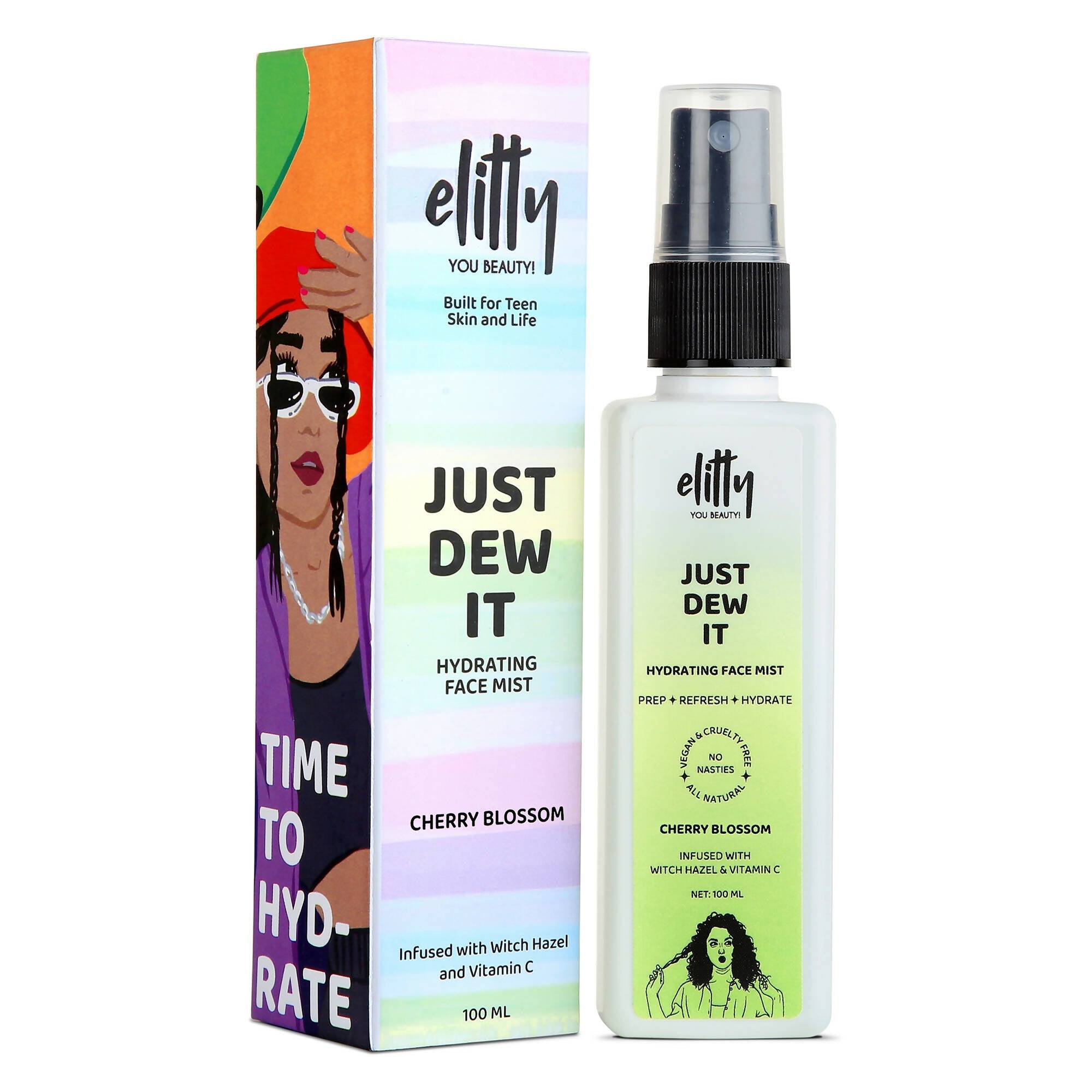 Elitty Just dew it - Hydrating Face Mist - Cherry Blossom - Mytrendzcart