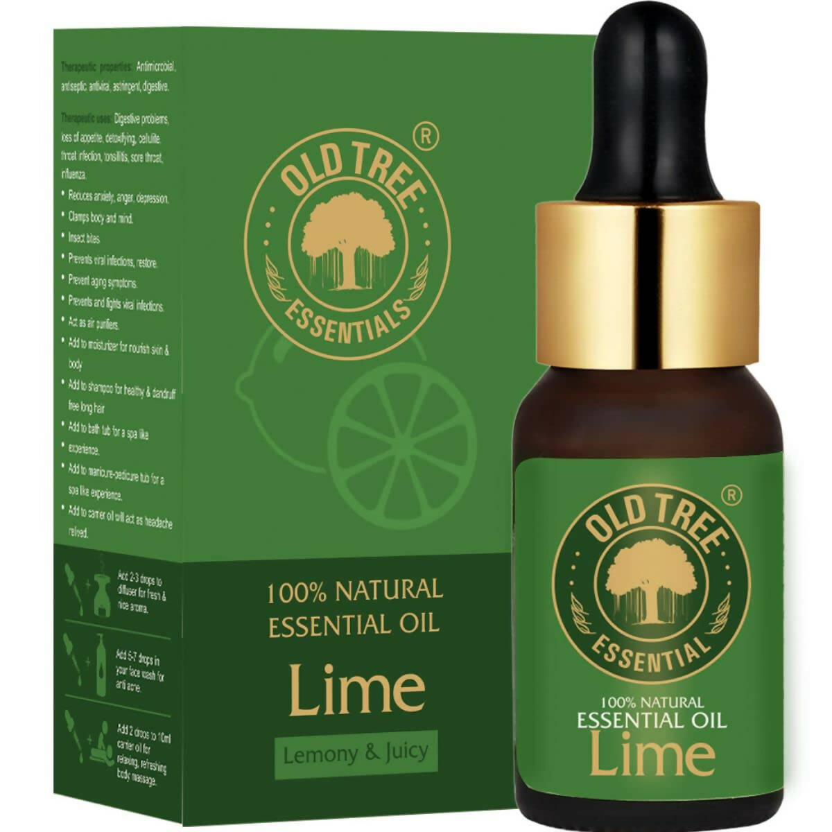 Old Tree 100% Pure Lime Essential Oil - Mytrendzcart