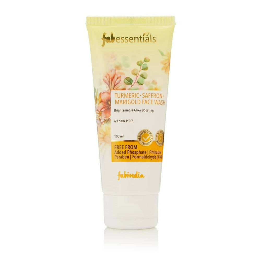 Fabessentials Turmeric Saffron Marigold Face Wash - Mytrendzcart