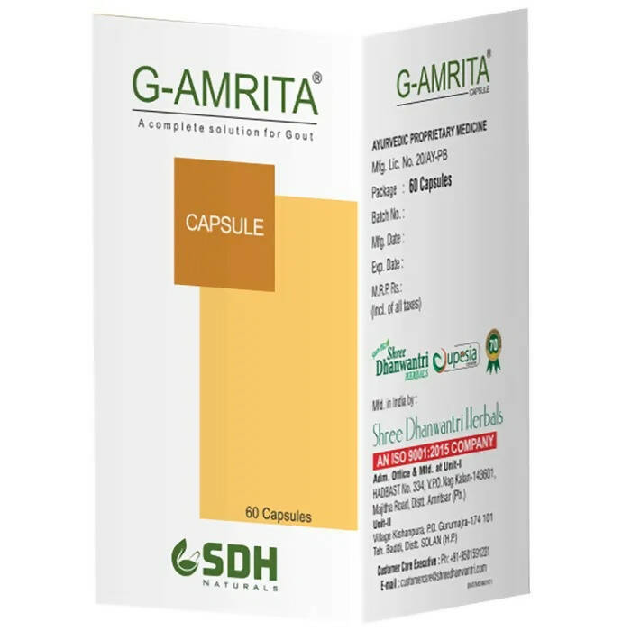 SDH Naturals G-Amrita Capsules - Mytrendzcart