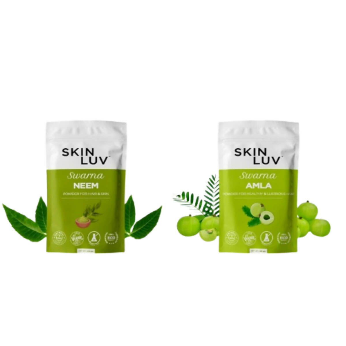 SkinLuv Swarna Neem Powder And Amla Powder Combo - Mytrendzcart