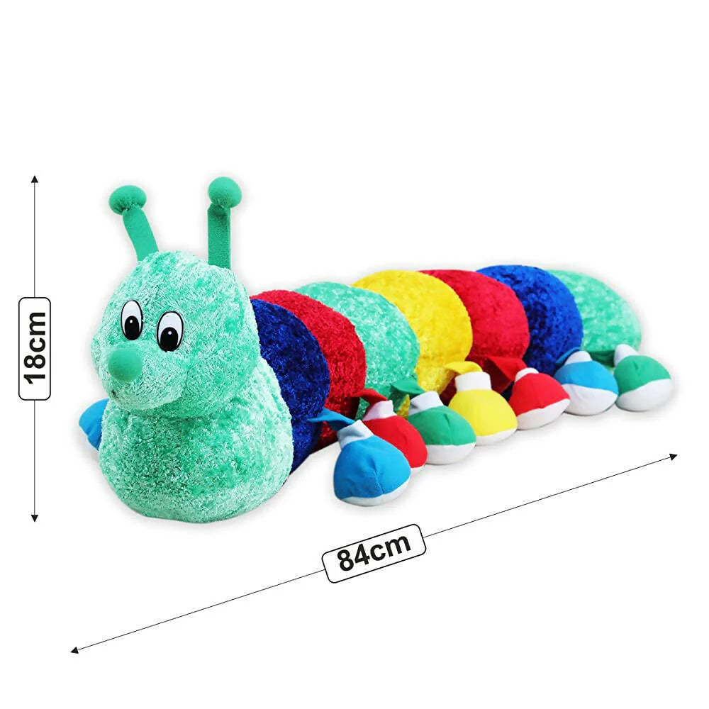 Webby Plush Caterpillar Soft Toy for Kids - 84 cm Mytrendzcart