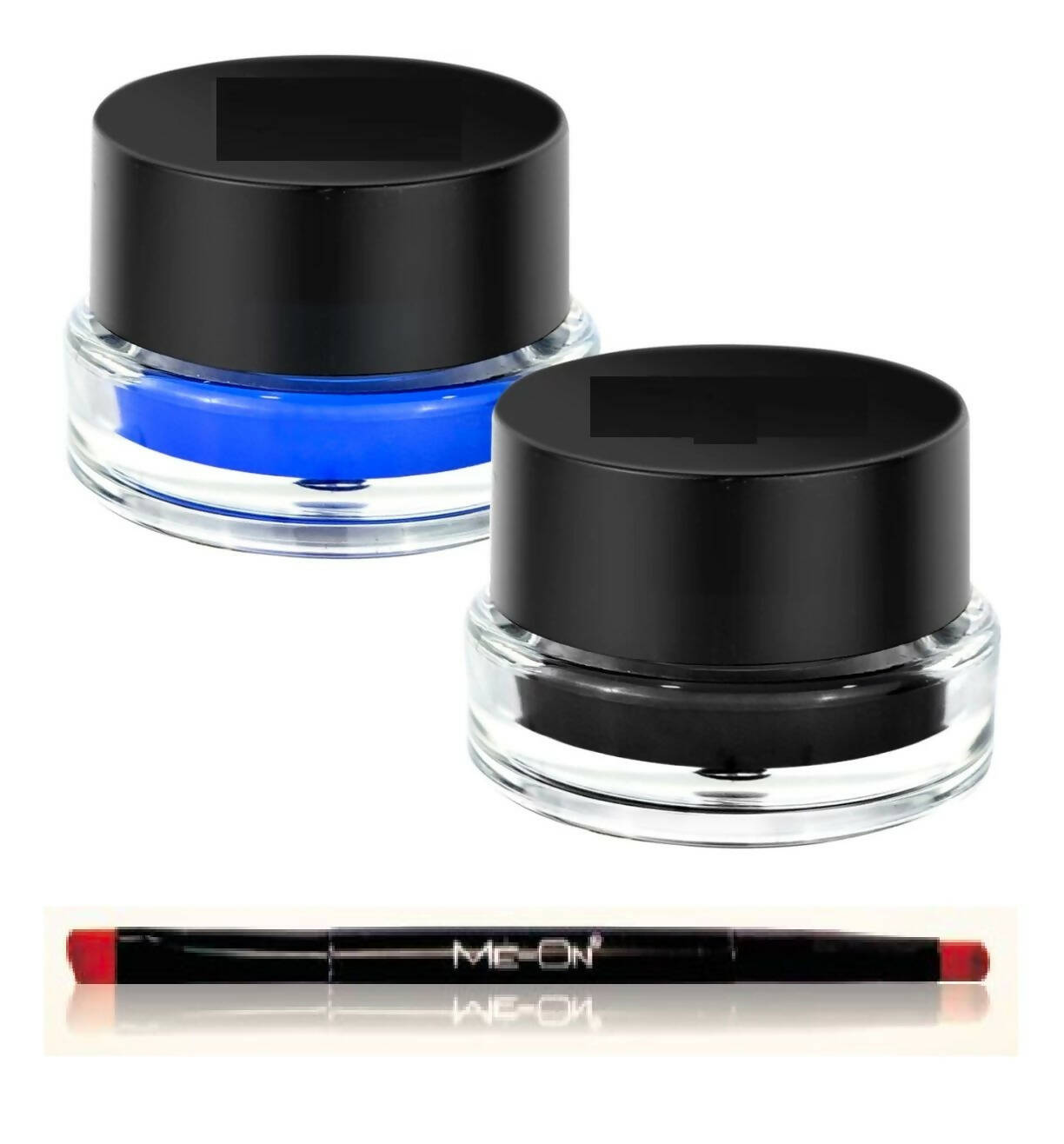 Favon Music Flower Pack Of Black and Blue Gel Eyeliners - Mytrendzcart