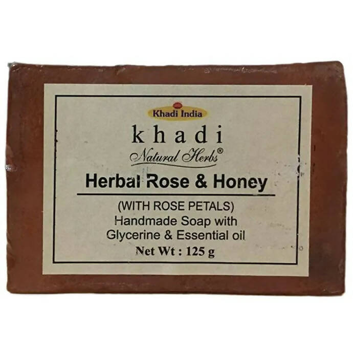 Khadi Natural Herbs Herbal Rose and Honey Soap - Mytrendzcart